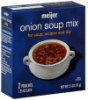 Meijer onion soup mix Calories