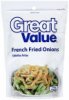 Great Value onions french fried Calories