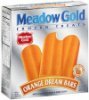 Meadow Gold orange dream bars Calories