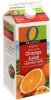 O Organics organic 100% pure orange juice country style Calories