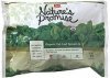 Natures Promise organic cut leaf spinach Calories