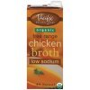 Pacific Natural Foods organic free range chicken low sodium broth Calories
