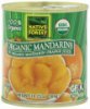 Native Forest organic mandarin oranges Calories