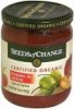 Seeds of Change organic salsa spicy, tomato and onion Calories