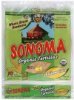 Sonoma organic tortillas yellow corn Calories