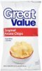Great Value original potato chips Calories