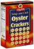ShopRite oyster crackers soup and chili Calories