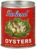 Roland oysters in water Calories