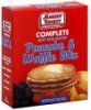 Market Basket pancake & waffle mix complete Calories