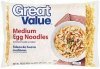 Great Value pasta medium egg noodles Calories
