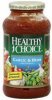 Healthy Choice pasta sauce garlic & herb Calories
