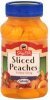 ShopRite peaches sliced, yellow cling, sweetened with splenda Calories