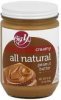 Big Y peanut butter creamy, all natural Calories