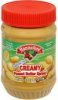 Hannaford peanut butter spread creamy, reduced fat Calories