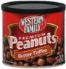 Western Family peanuts premium, butter toffee Calories