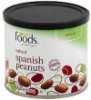 Lowes foods peanuts spanish, salted Calories
