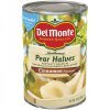 Del Monte pear halves cinnamon flavored Calories
