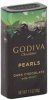 Godiva pearls dark chocolate, with mint Calories