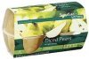 Safeway Kitchens pears diced, in light syrup Calories