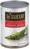 Le Sueur peas sweet, very young, small Calories