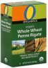 O Organics penne rigate organic whole wheat Calories