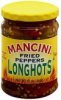 Mancini peppers long hot fried Calories