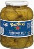 Del-Dixi pickles dills hamburger sliced Calories