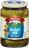 Heifetz pickles kosher dill baby Calories