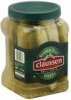 Claussen pickles kosher dill, deli-style, spears Calories