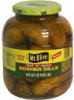 Mt. Olive pickles, kosher dills, hot 'n' spicy Calories