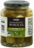 Meijer pickles refrigerated wholes, kosher dill Calories