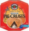 Lowes foods pie crusts regular ready to bake 5 pk Calories