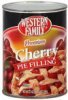 Western Family pie filling cherry Calories