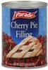 Parade pie filling cherry Calories