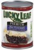 Lucky Leaf pie filling or topping premium, blueberry Calories