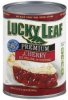 Lucky Leaf pie filling or topping premium, cherry Calories