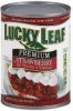 Lucky Leaf pie filling or topping premium, strawberry Calories
