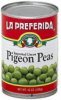 La Preferida pigeon peas imported green Calories