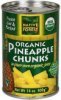 Native Forest pineapple chunks organic, in their own organic juice Calories
