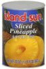 Island Sun pineapple sliced Calories