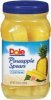 Dole Plastic Jars pineapple spears in light syrup Calories