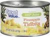 Great Value pineapple tidbits Calories