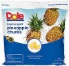 Dole pineapple tropical gold chunks Calories