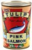 Tulip pink salmon wild alaska Calories