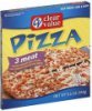 Clear Value pizza 3 meat Calories