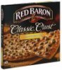 Red Baron pizza classic crust, hamburger Calories