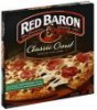 Red Baron pizza classic crust, sausage & pepperoni Calories