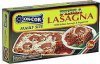 On-Cor pizza lasagna with italian sausage & pepperoni Calories