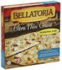 Bellatoria pizza personal size, ultra thin crust, garlic chicken alfredo Calories
