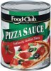 Food Club pizza sauce Calories